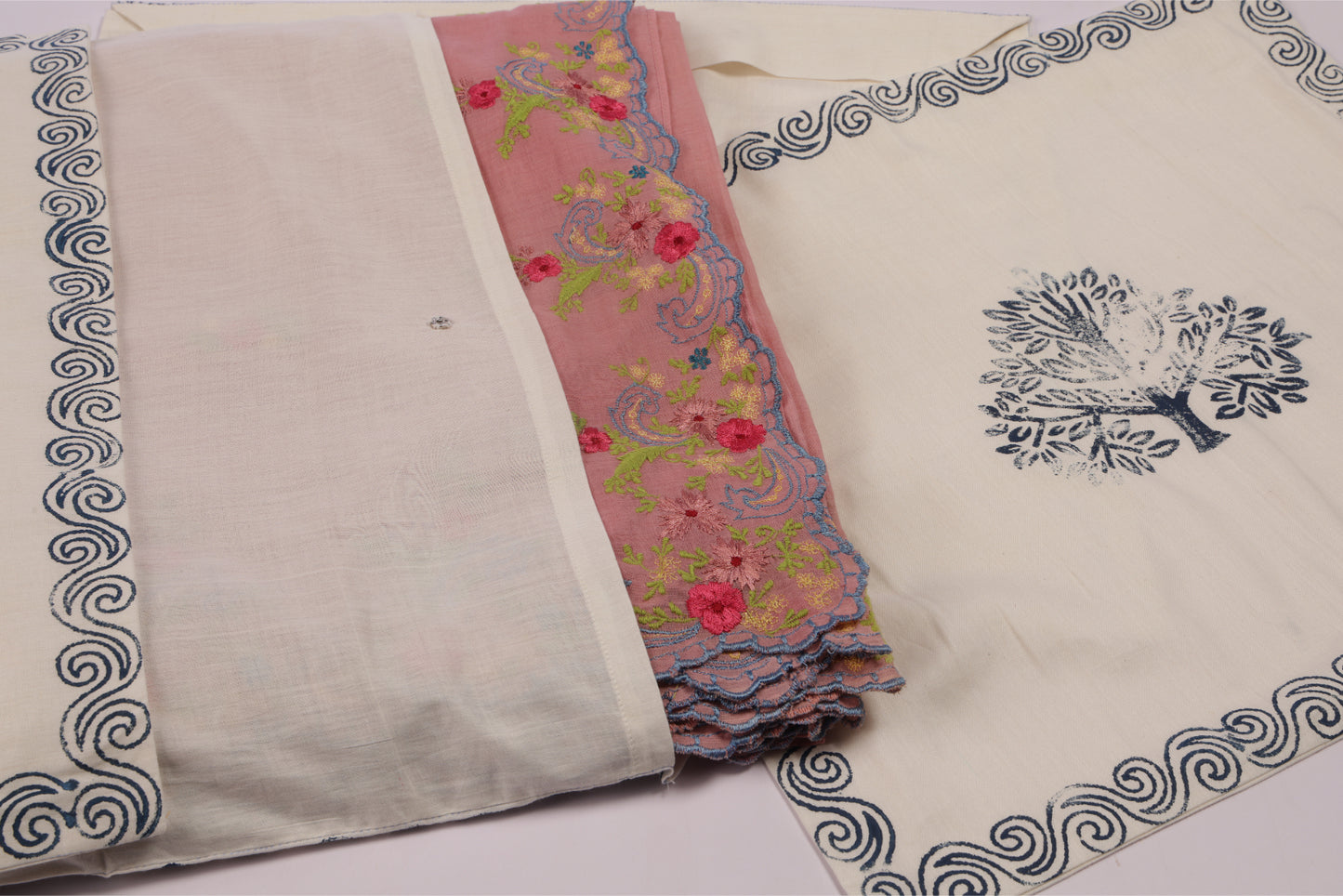 Tea Tree Block Printed Garment Cover