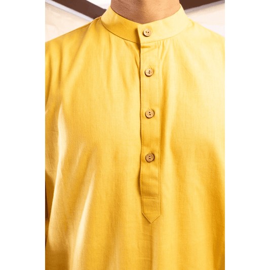 Nobel Yellowy Long Kurta