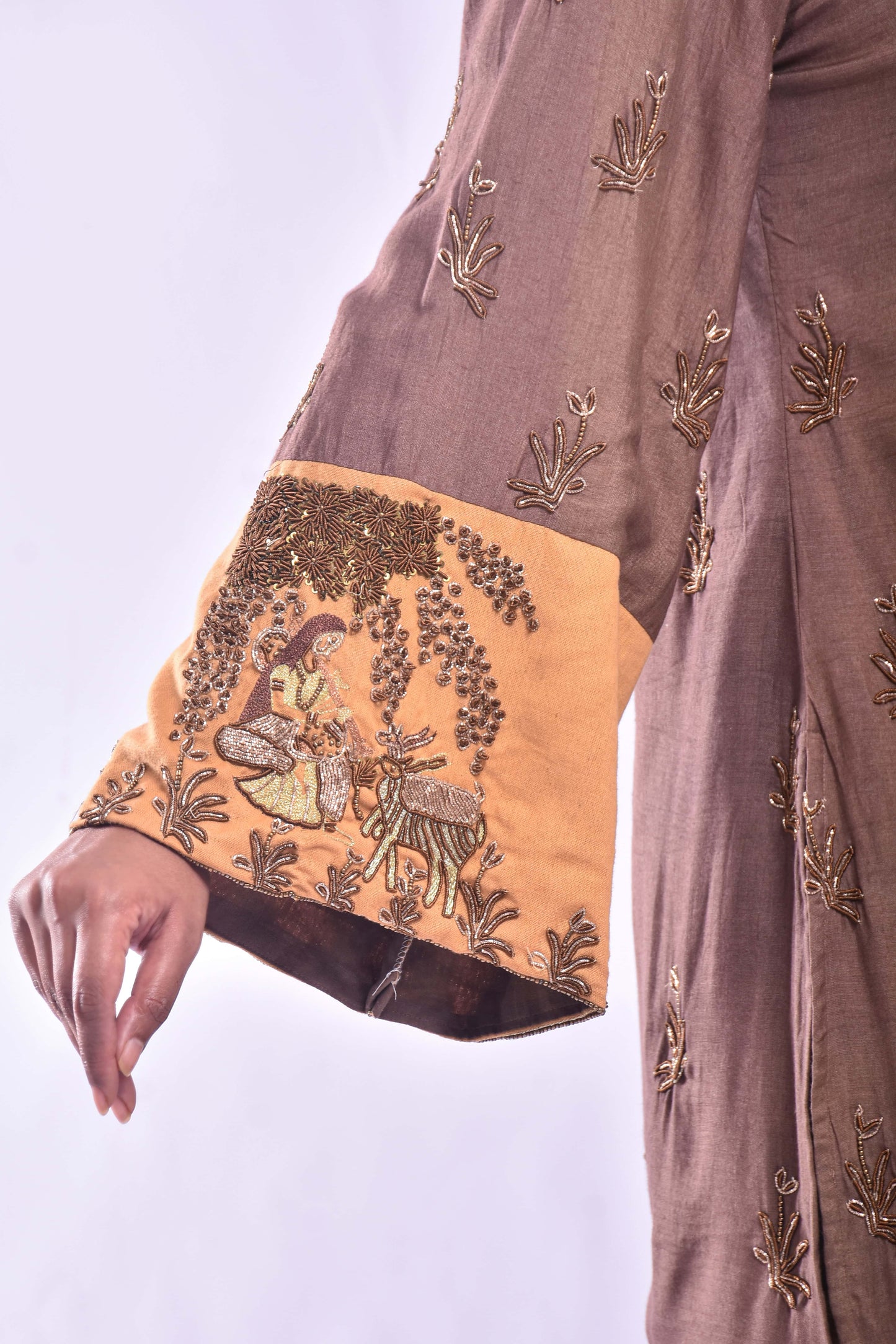 Heeramandi Style Shahi Plazo N Kurta Set