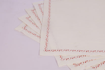 Delicate Flower Napkin Set