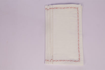 Delicate Flower Napkin Set
