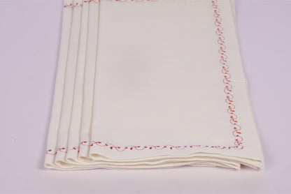 Delicate Flower Napkin Set