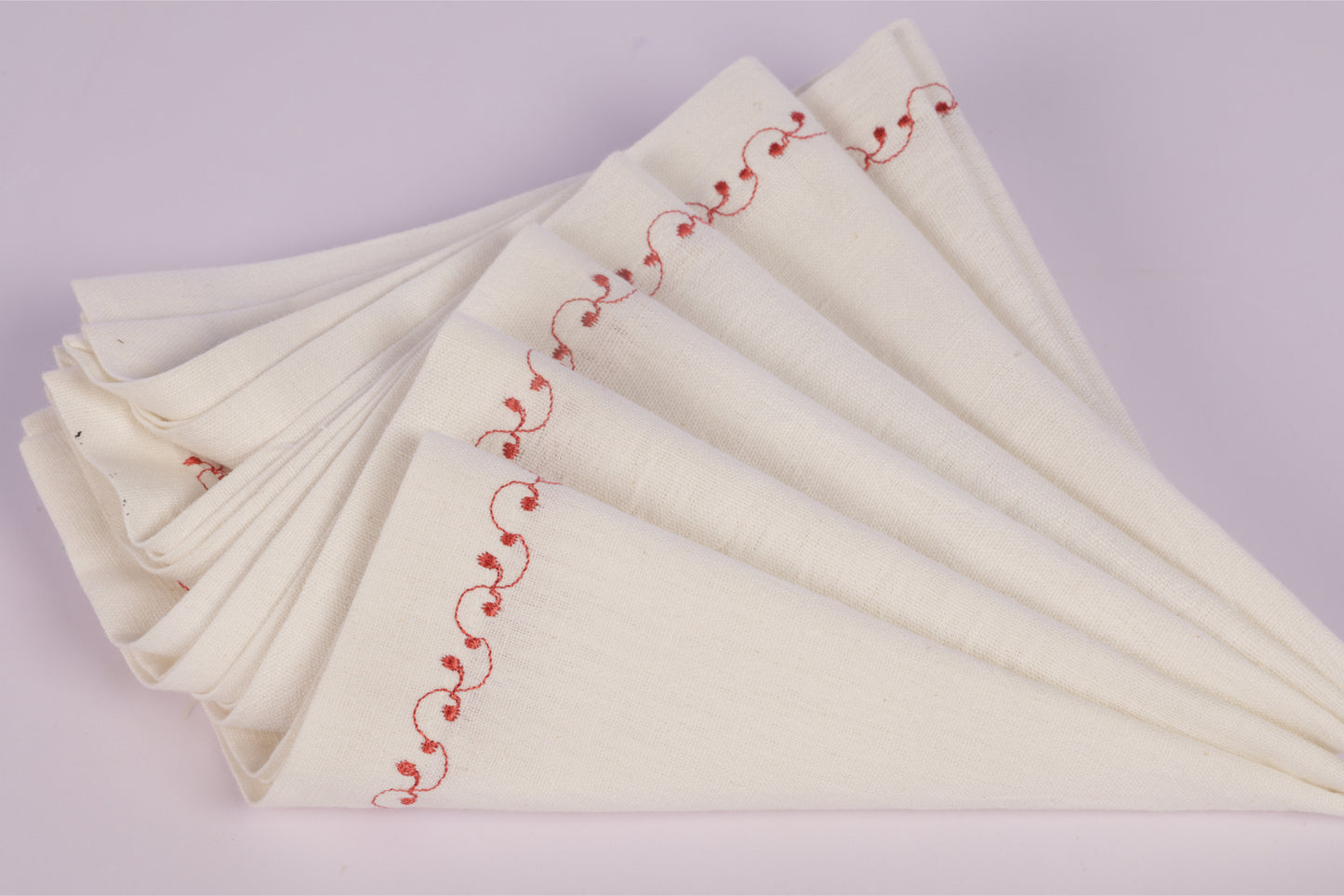 Delicate Flower Napkin Set