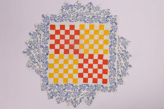 Cubical Art Napkin Set