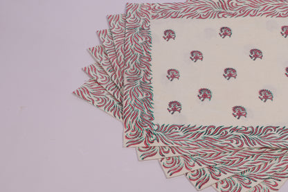 Polka Flower Napkin Set