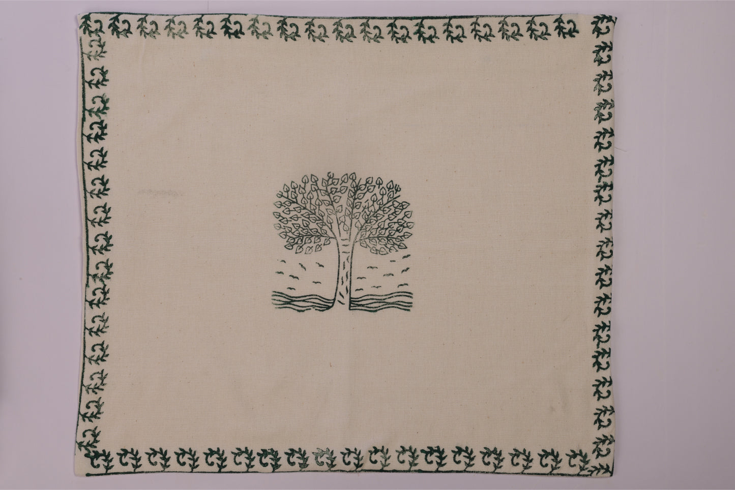 Pipal Tree Block Print Garment Cover