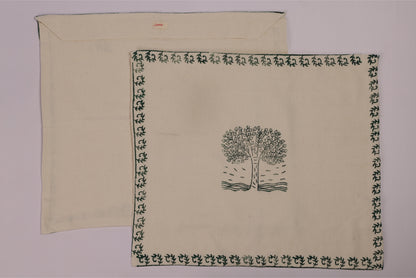 Pipal Tree Block Print Garment Cover
