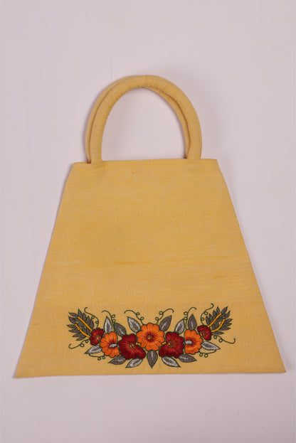Pink Khadi Tote Bag