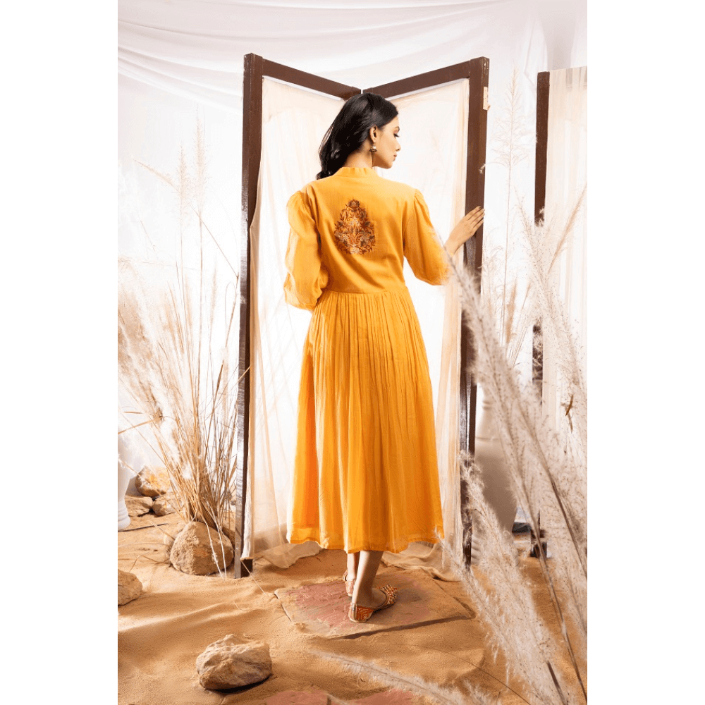 Chameli Mul Cotton Dress