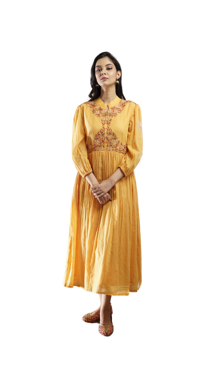 Chameli Mul Cotton Dress