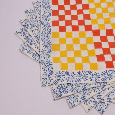 Cubical Art Napkin Set