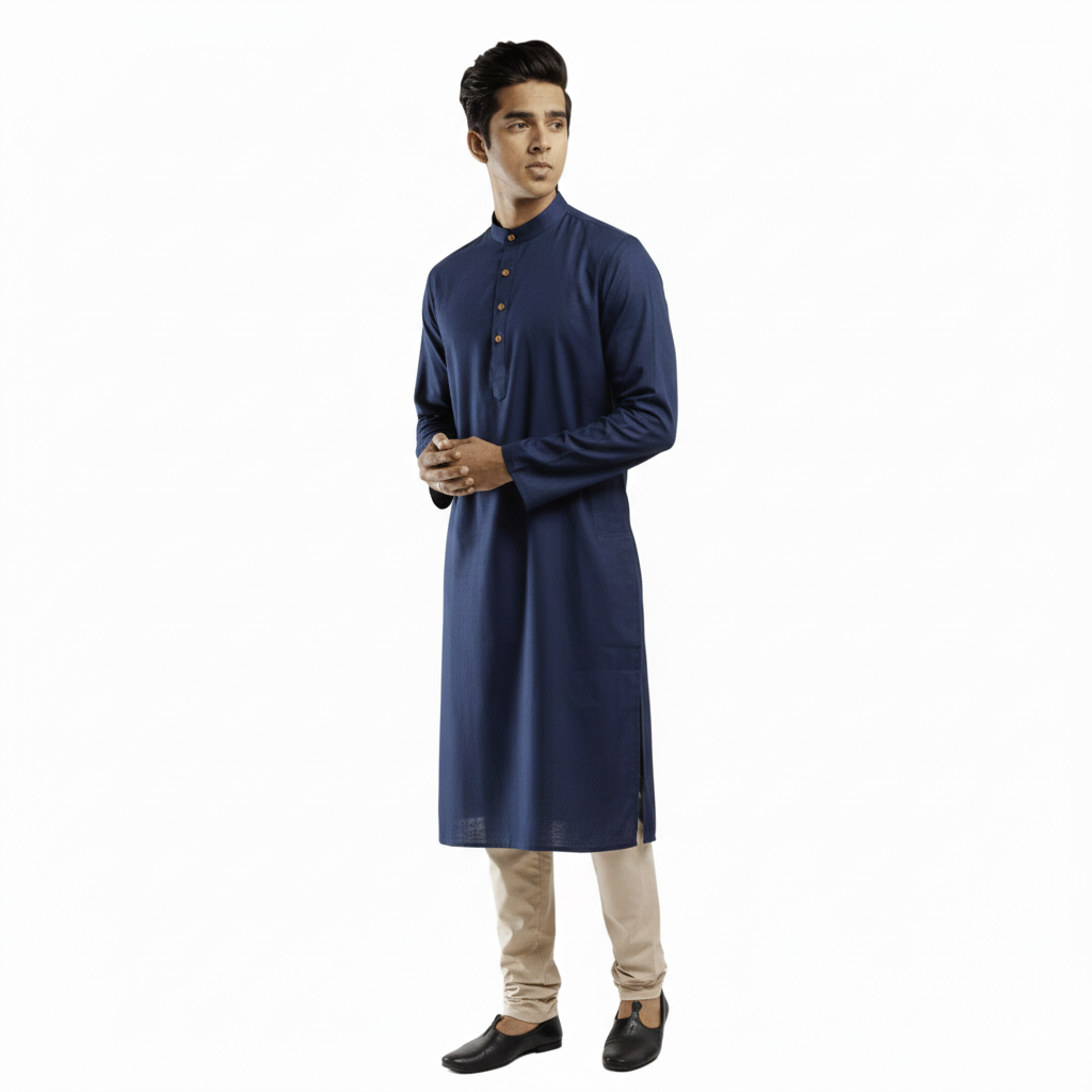Nobel  Cyan Long Kurta