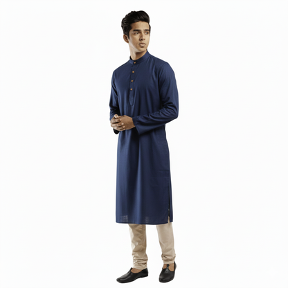 Nobel  Cyan Long Kurta