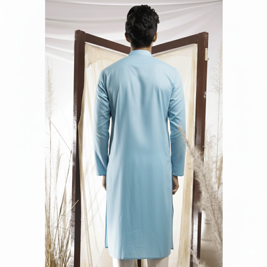 Nobel  Cyan Long Kurta