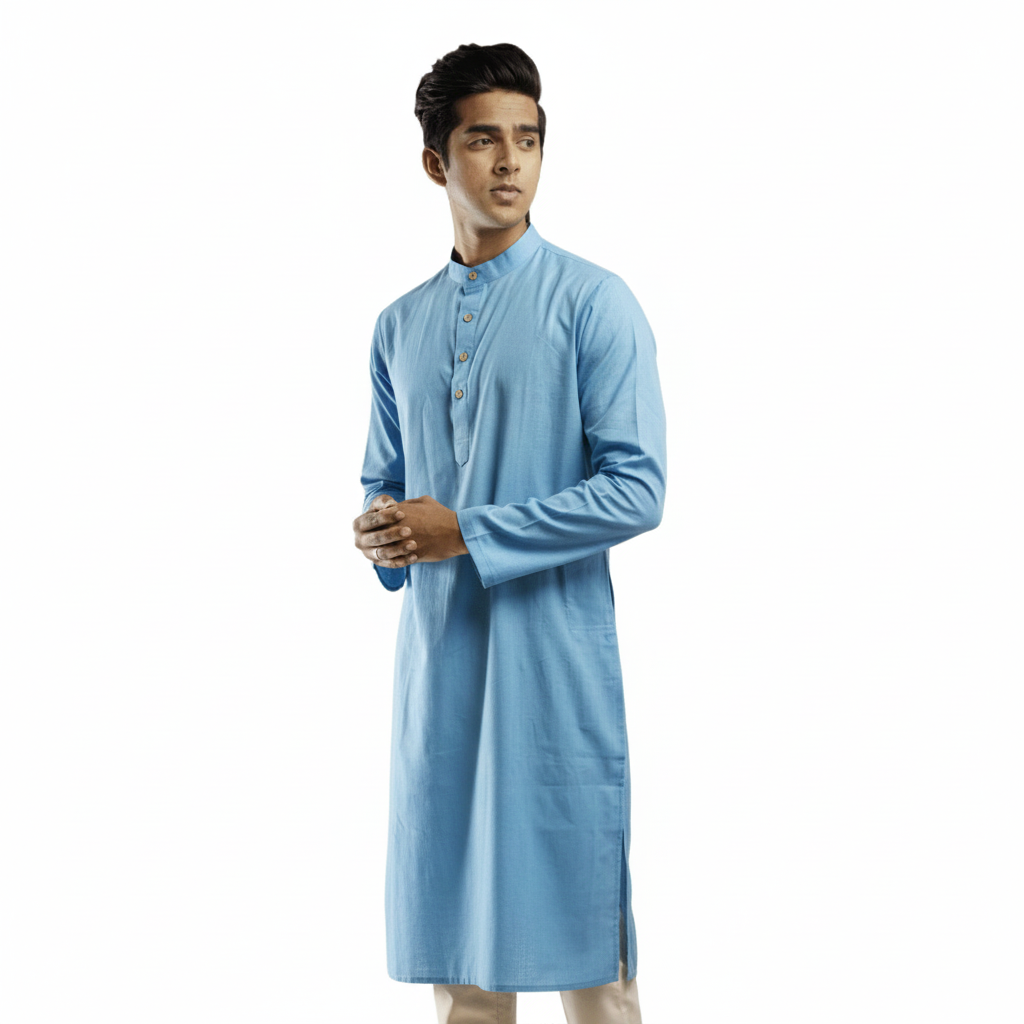 Nobel  Cyan Long Kurta