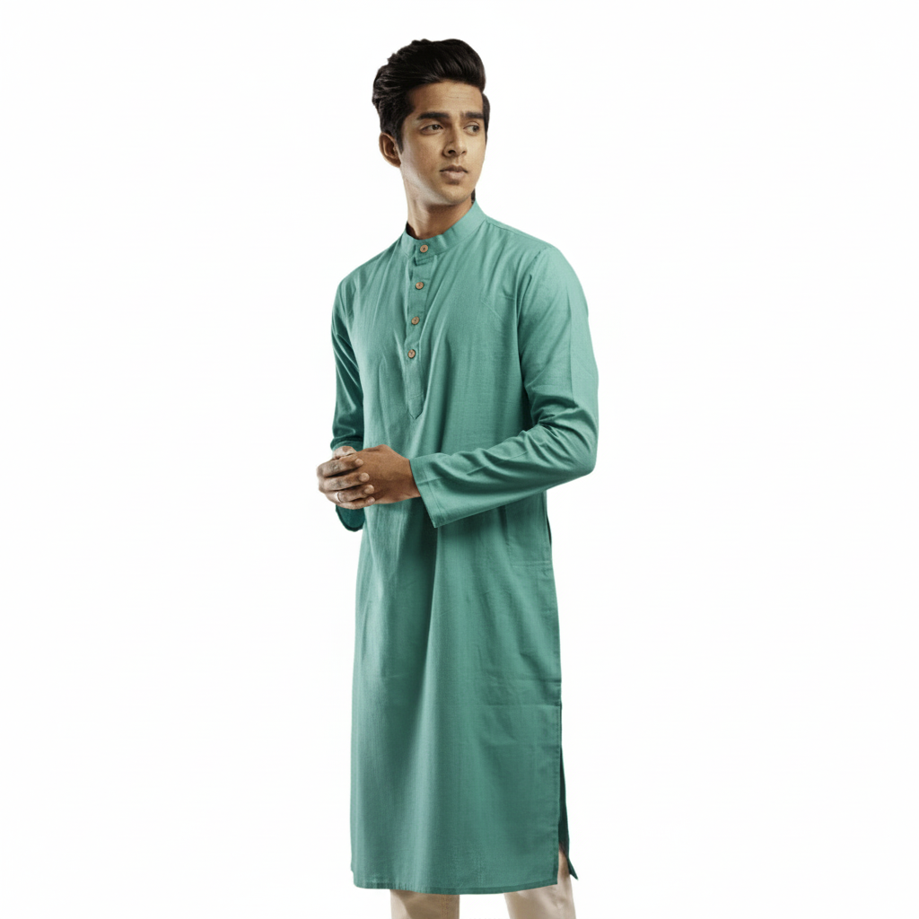 Nobel  Cyan Long Kurta