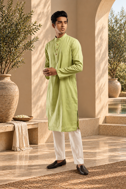 Nobel  Cyan Long Kurta