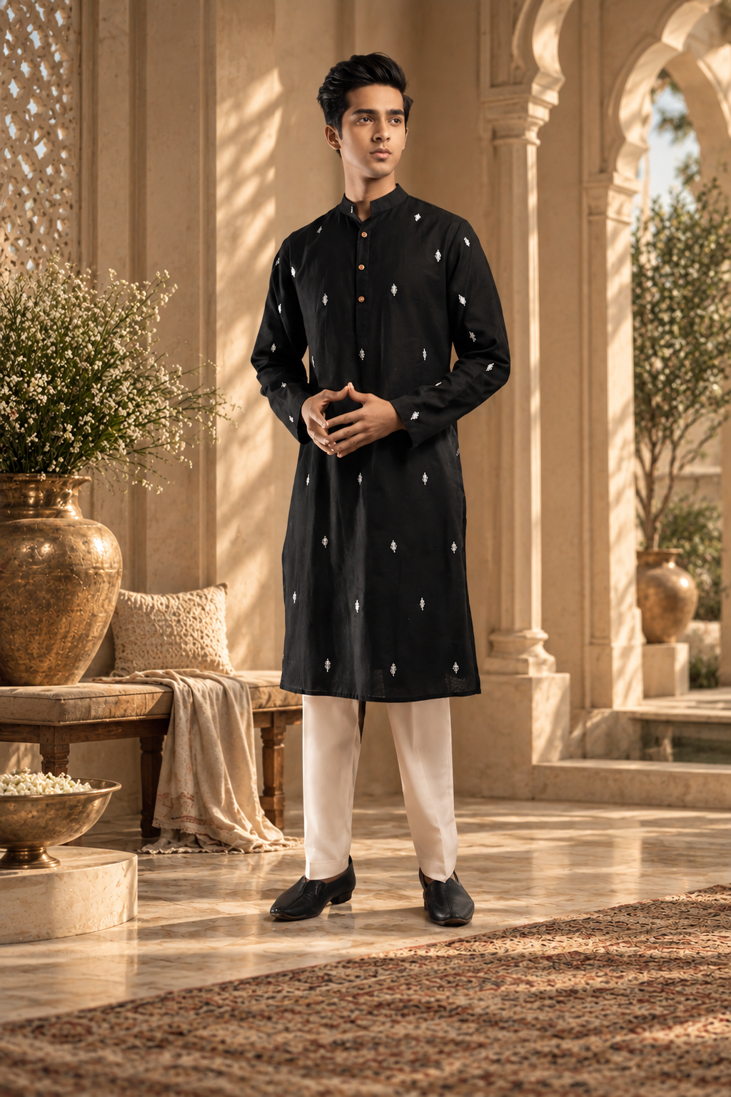 Aristrocratic Embroidewred Long Kurta