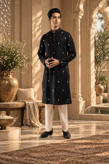 Aristrocratic Embroidewred Long Kurta