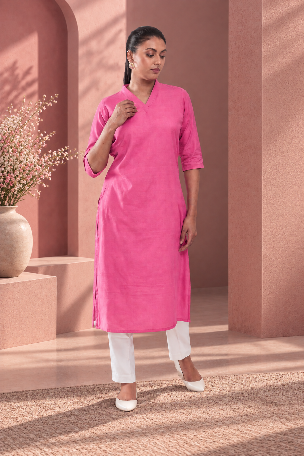 Easy Pizy Bubblegum Casual Kurta
